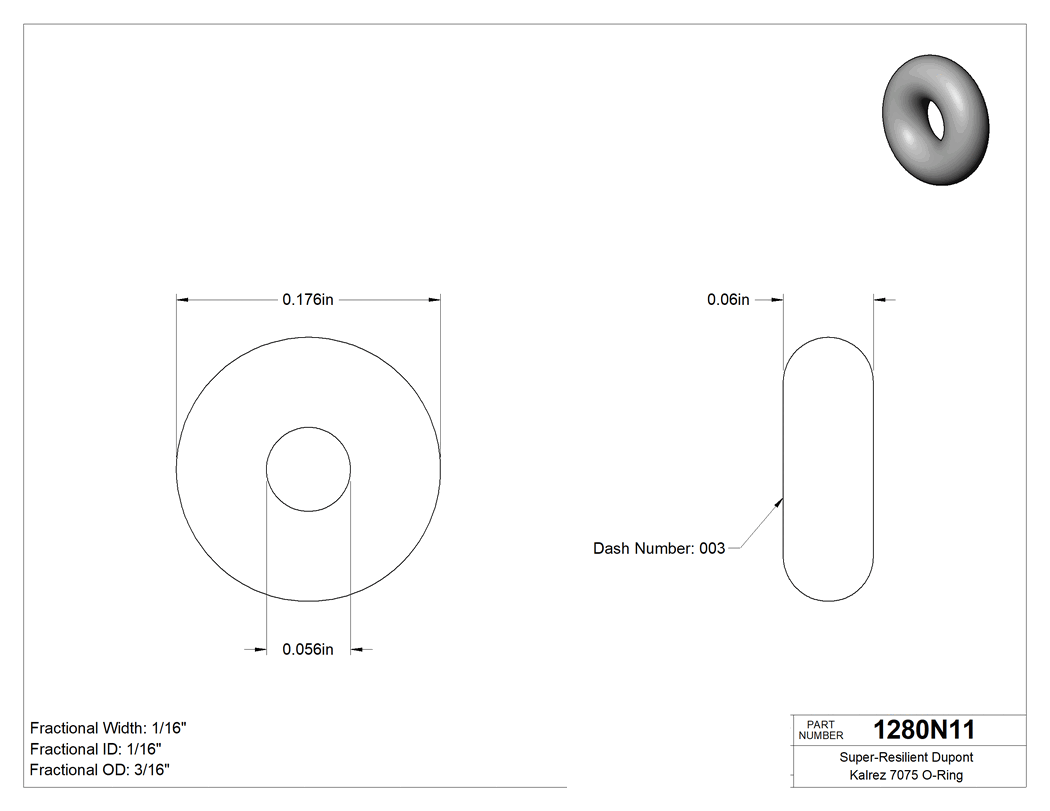 Technical drawing - 1280N11